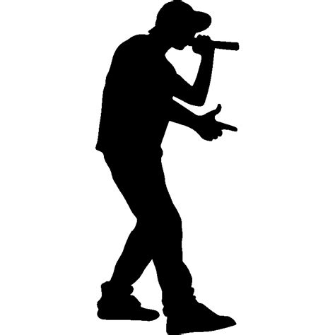 Silhouette Rapper At Getdrawings Free Download