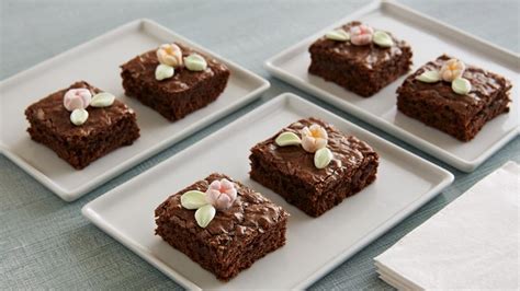 Spring Flower Brownies Recipe From Betty Crocker