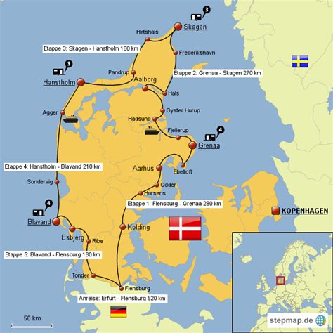 Dänemark ist eine konstitutionelle monarchie. StepMap - Dänemark - Landkarte für Deutschland
