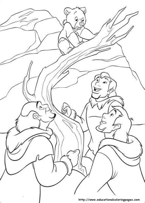 The free printable disney coloring pages can be used to create your own disney coloring book. Brother Bear 2 - Educational Fun Kids Coloring Pages and ...