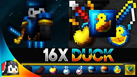 Duck 16x Mcpe Pvp Texture Pack Fps Friendly By Blockbechir Youtube