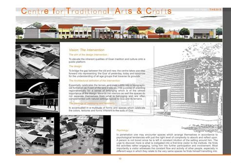 Here is his action plan. Thesis-Centre for Traditional Arts & Crafts, Goa, India by ...