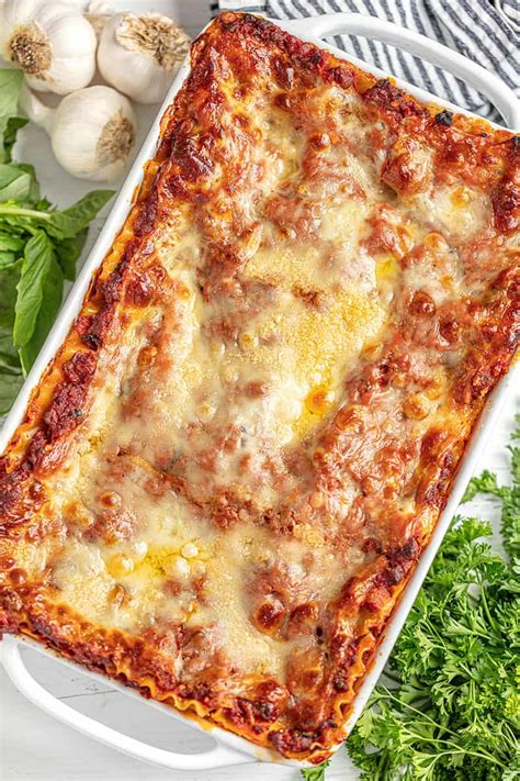 Healthy And Easy Lasagna Recipe With Ricotta Cheese Hina