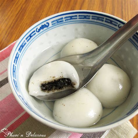 Black Sesame Dumplings Phuocn Delicious