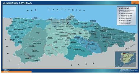 Mapas Del Principado De Asturias Tienda Mapas