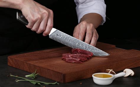 Best Meat Slicing Knives For Retail Damascus Carving Knife Manufacturer