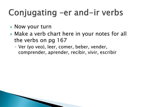 Ppt Topic Conjugating Verbs Powerpoint Presentation Free Download Id