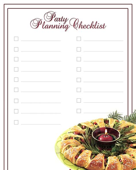 Holiday Party Planning Checklist Sheknows