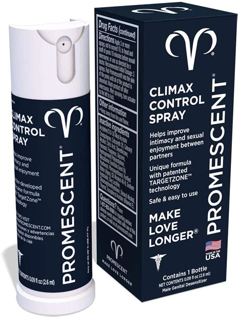 promescent desensitizing delay spray for men clinically proven to help you last longer in bed