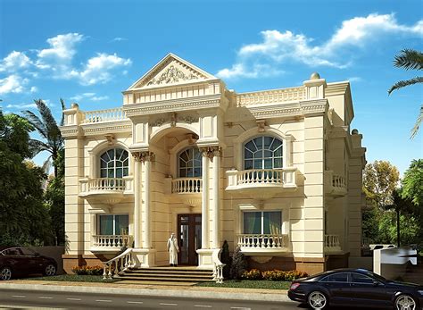 Architecture,visual effects,autodesk 3ds max,vray,adobe photoshop. Classic Villa - Cube Design