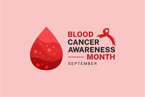 Premium Vector Vector Illustration Of Blood Cancer Awareness Month