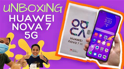Unboxing Huawei Nova 7 5g Edkar Youtube