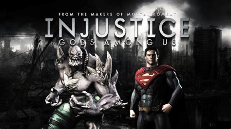 Injustice Gods Among Us Doomsday Vs Superman Gameplay Youtube