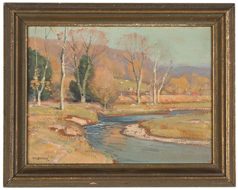 Frank A Barney American 1862 1954 Landscape Scene Cottone Auctions