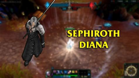 Sephiroth Diana Lol Custom Skin Showcase Youtube