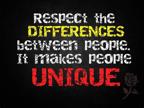 Respect The Differences Inspirational Quote Pinterest