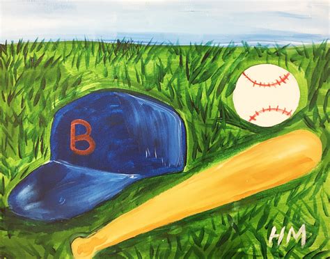 Baseball Canvas Painting Kit