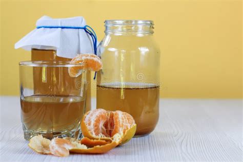Fermented Drink Jun Tea Healthy Natural Probiotic Stock Photo Image