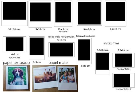 Medidas De Polaroid Fuji Instax Mini Photo Size In Fraction And