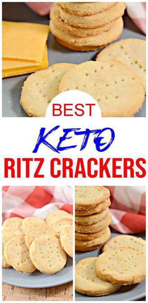 Healthy, low calorie, gluten free and vegan. 5 Ingredient Keto Crackers - BEST Low Carb Keto Ritz Cracker Recipe Copycat Crackers - Easy ...