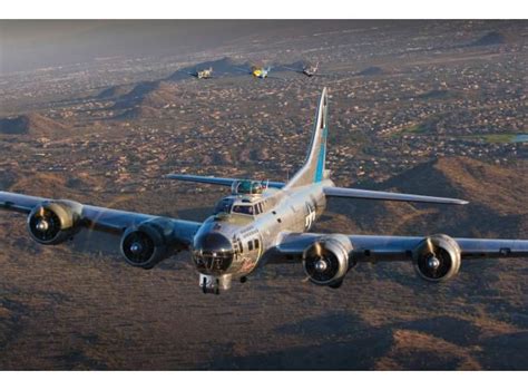 The B 17g Sentimental Journey Is On Display At The Commemorative Air Force Airbase Arizona