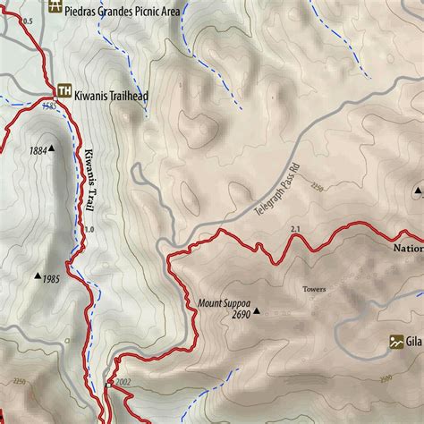 Printable South Mountain Trail Map Ubicaciondepersonas Cdmx Gob Mx