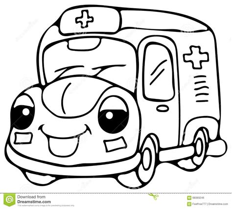 After purchasing you will receive an instant download of coloring pages you get: Emergency Ambulance Car Coloring Pages Stock Illustration ...