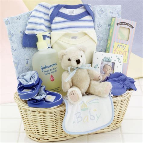 The birth of a baby boy is a joyous occasion and to celebrate it you need to show up with the right gifts. Gift Baskets Created : News Arrival Baby Boy Gift Basket