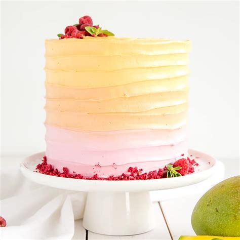 Raspberry Mango Cake Liv For Cake