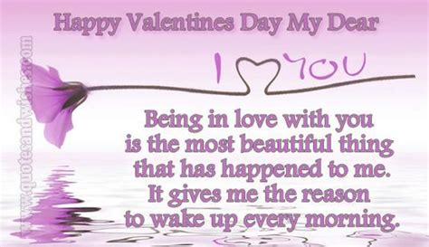 Happy Valentines Day My Dear I Love You Pictures Photos And Images
