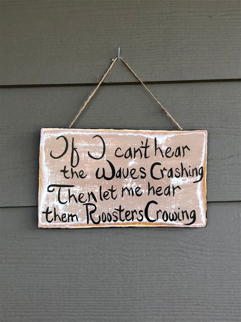 Southern Sayings Wood Signs Southern Rooster Sign In The