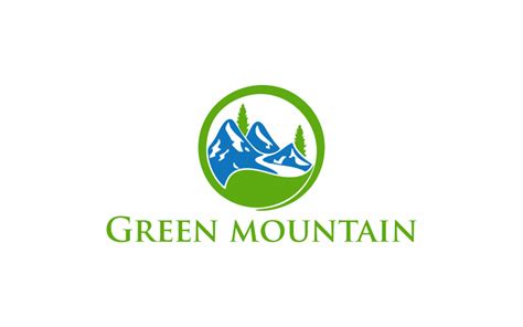 Green Mountain Logo Template 163416 Templatemonster