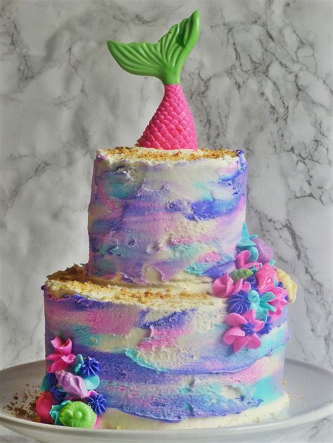 Mermaid Cake Soft Icing Tvaneka