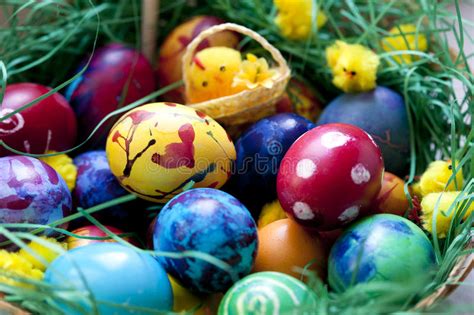 Painted Easter Eggs Stock Photo Image Of Ornament Decoration 38865790