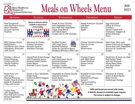 Meals On Wheels Home Healthcare Hospice And Community Services