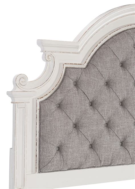 Buy Homelegance 1624w 1 Baylesford Queen Bed In Antique White Polyester Online