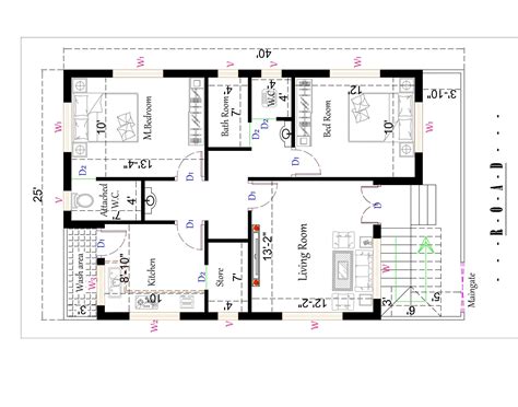 Free Kerala House Plan For Spacious 3 Bedroom Home Kerala Home Planners