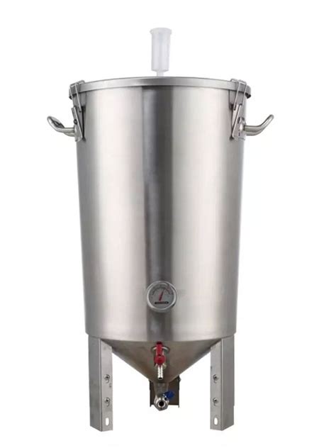 32l Stainless Steel Conical Fermenter With Chilling Coil Beyond Brewing