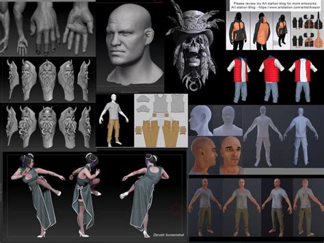 3d character model digital sculpt and texture for your requirements upwork