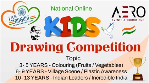 National Online Kids Drawing Competition Tickets By Aero Events