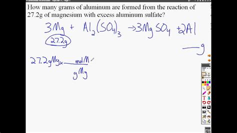 Similarly, if you calculate the enthalpy changes for the reactions between calcium, strontium or barium and cold water, you again find that the amount of heat evolved in each case is. magnesium + aluminum sulfate.avi - YouTube
