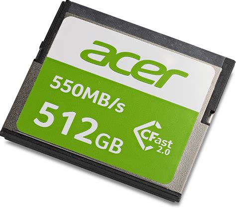 Acer CF100 CFast 2.0 512GB CFast Memory Card Review - Camera Memory