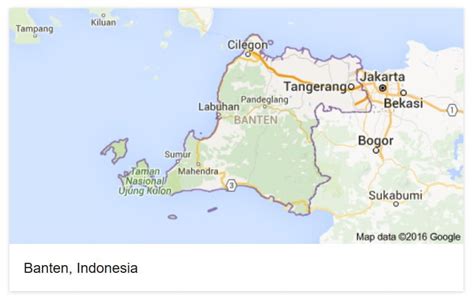 Peta Administrasi Provinsi Banten Berdiri IMAGESEE