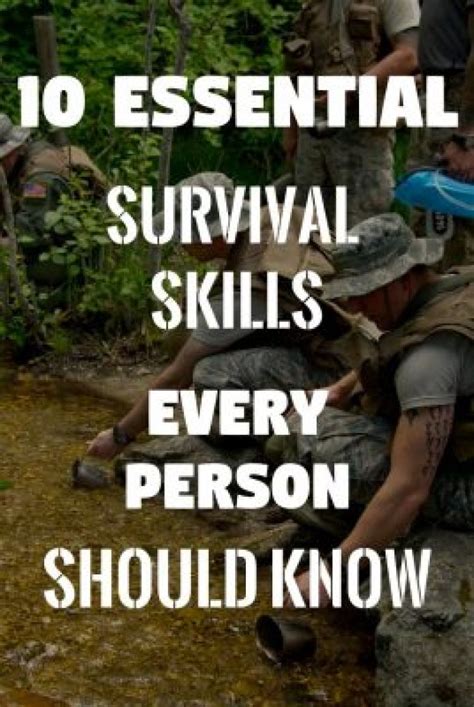 Survival Techniques Top 10 Important Survival Skills The Prepping Guide