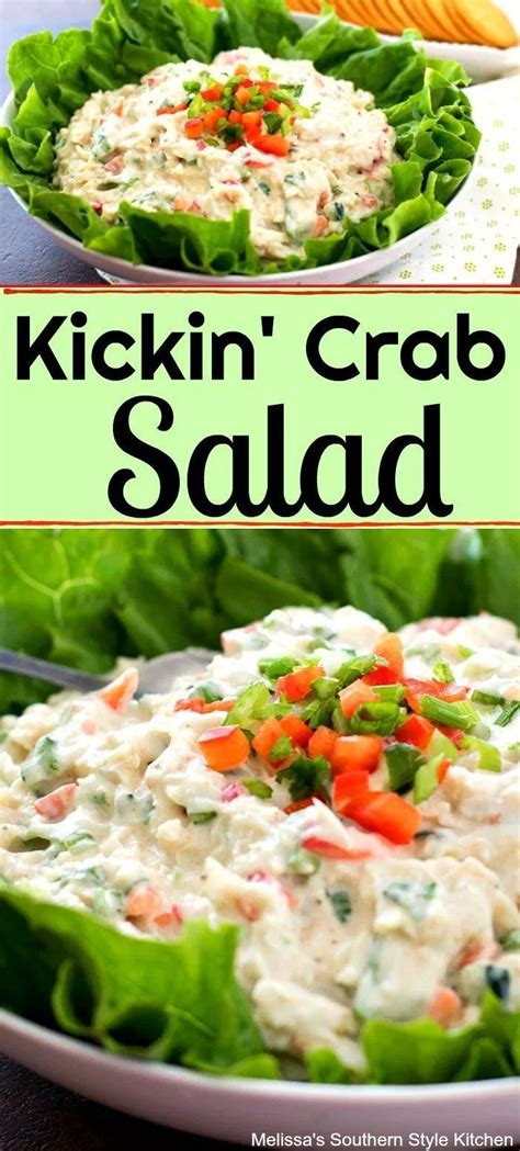 What's more, there is often plenty of room to tailor all these recipes are made using simple to follow techniques and require no special equipment or experience. Kickin' Crab Salad #crabsalad #crab #jumbolumpcrab # ...