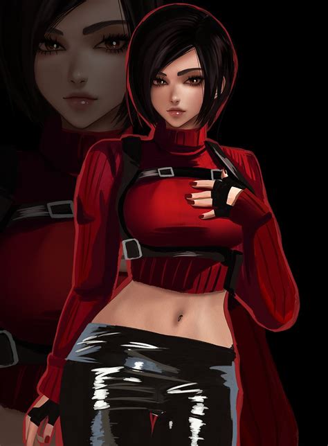 safebooru 1girl ada wong belt buckle black hair black pants buckle fingerless gloves gloves