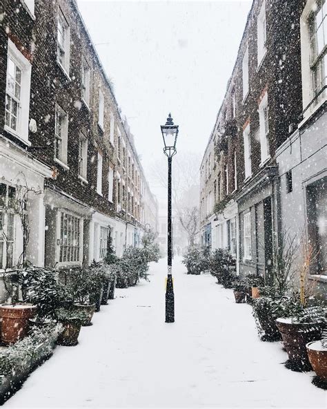 📷 From Eastlondonmornings Taken Of The Pretty Snowy Streets Of London