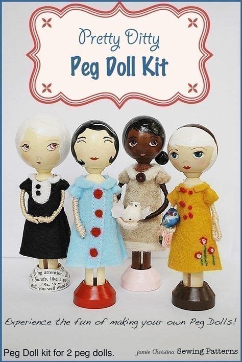 Peg Doll Kit Included In The Kit Directions On How To Assemble A