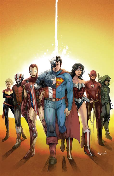 Commission Jla Avengers Poster Colors By Aentheartist On Deviantart