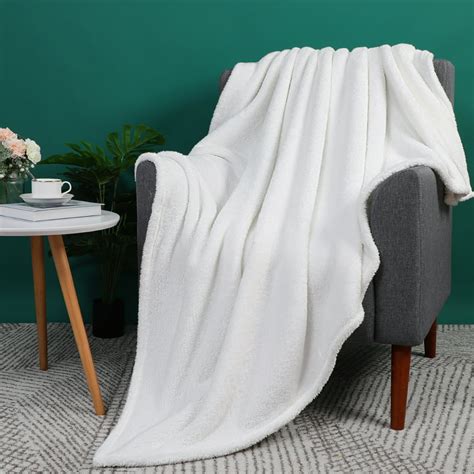 Sherpa Throw Blanket Soft Fluffy Warm Fleece Lightweight Plush Blanket